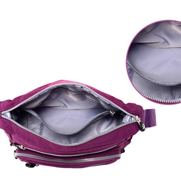 Womens Ladies Messenger Crossbody Handbag Bag Shoulder Bag Purse Waterproof - Picture 3 of 8